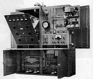 Huge 2+ bay console with many doors open and panels folded out